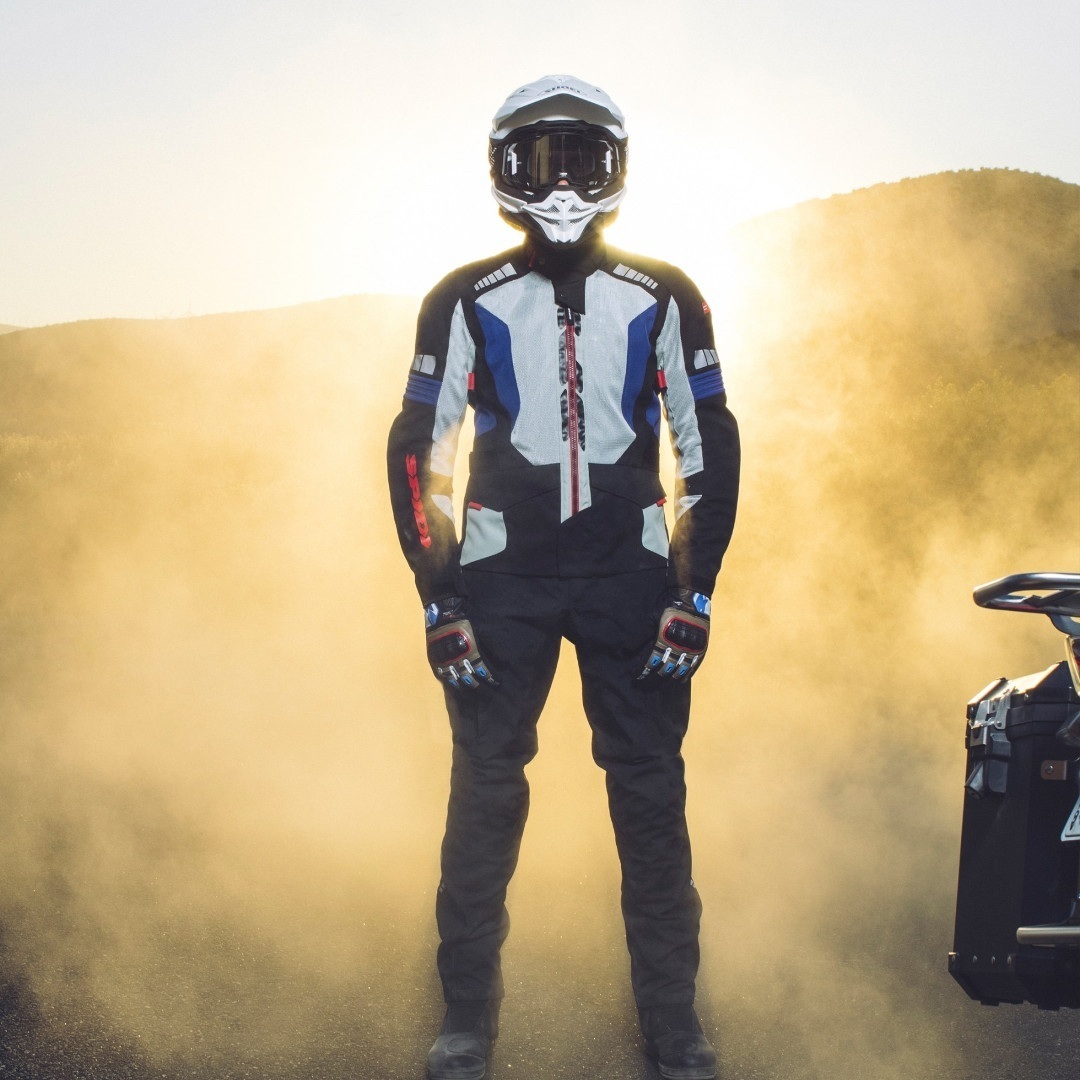 Spidi Terranet Motorcycle Textile Jacket black/grey/blue M Figure 3
