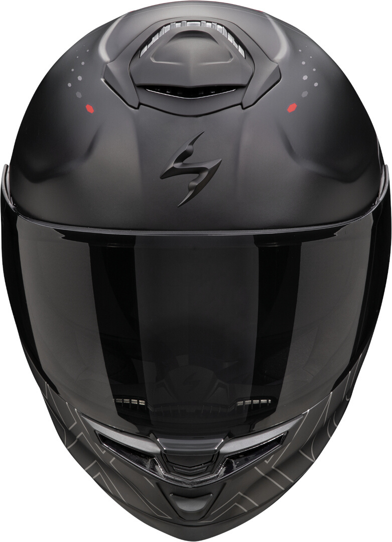 Scorpion EXO-GT SP Air Techlane Cască Negru mat/gri/roșu S (55/56) Figura 3