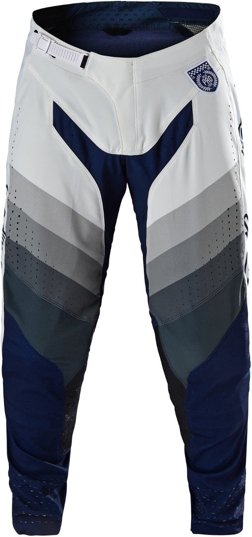 Troy Lee Designs SE Pro Mirage Motocross Pants white/grey/blue 34 Figure 2