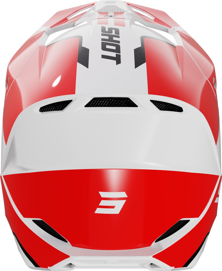 Shot Furious Bolt Motorcross Helm rood/wit Verlies (59/60) Figuur 2