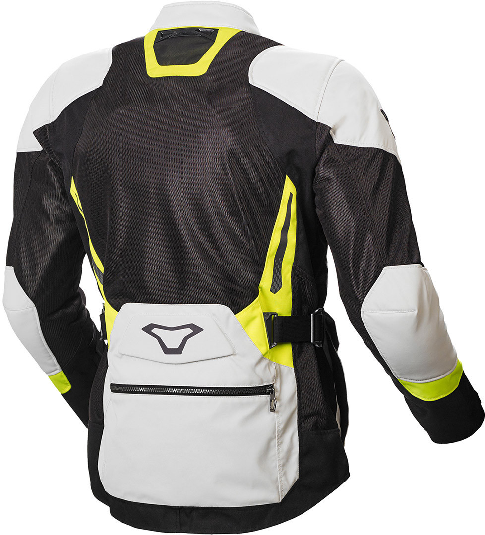 Macna Aerocon NightEye Motorcycle Textile Jacket neon yellow M Figure 2