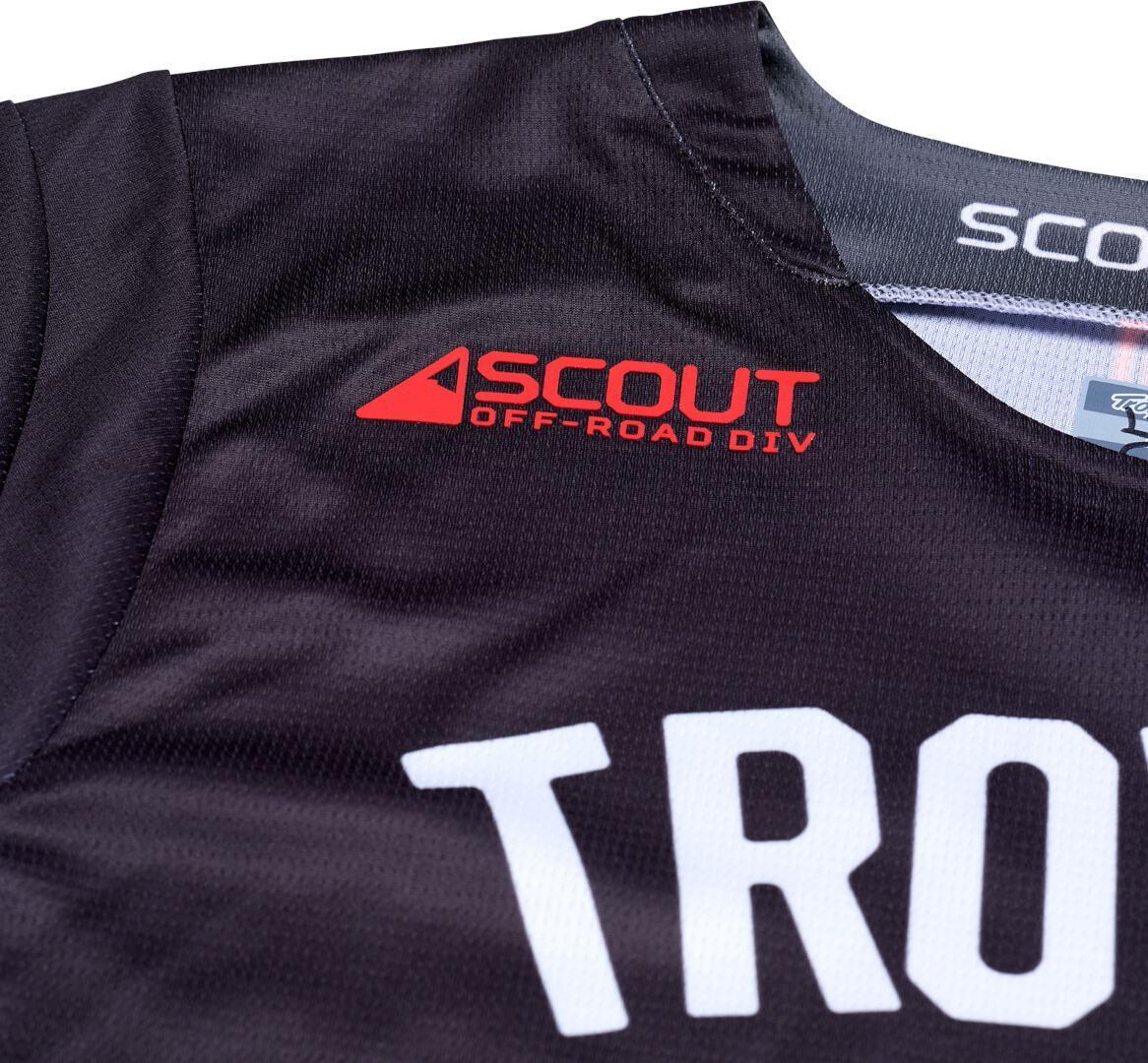 Troy Lee Designs Scout GP Ripper Motocross trøje Sort/hvid XXL Figur 2