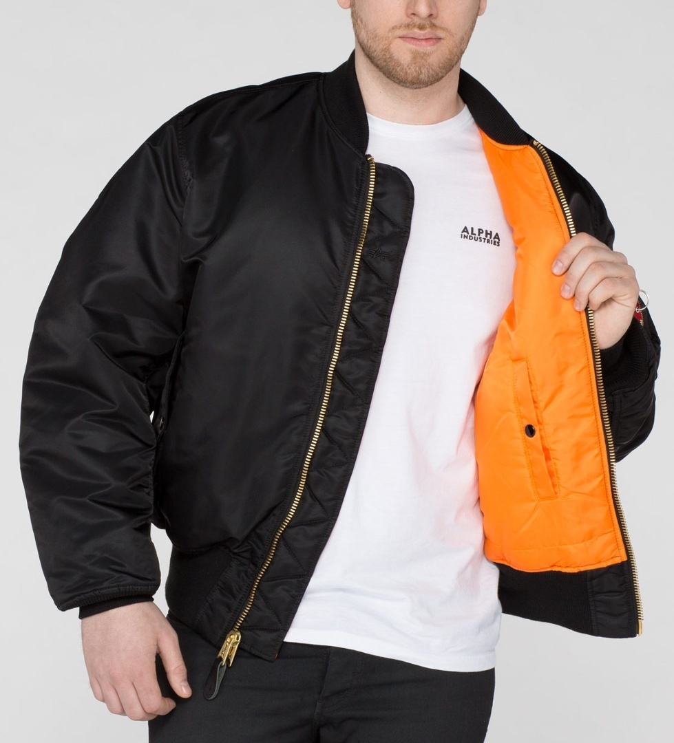 Alpha Industries MA-1 Jacket black M Figure 5