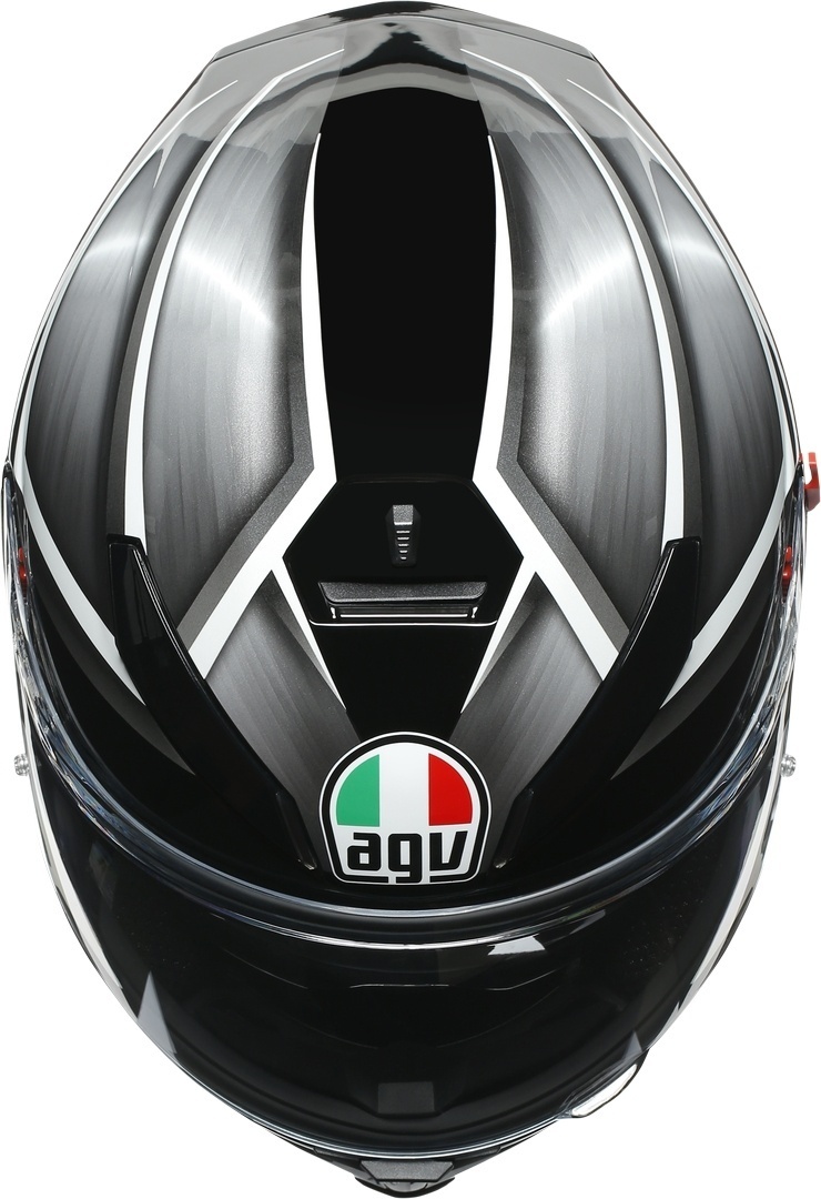 AGV K-5 S Tempest Helmet black/silver ML (58) Figure 2