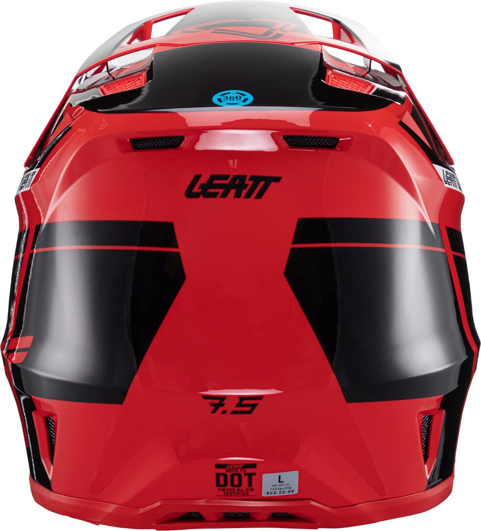 Leatt 7.5 V24 Casco da motocross con occhiali nero/rosso L (59/60) Figura 8