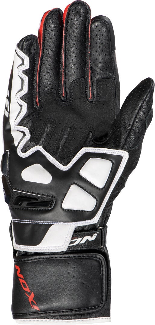Ixon GP5 Air Motorcykelhandsker sort/hvid/rød L Figur 2
