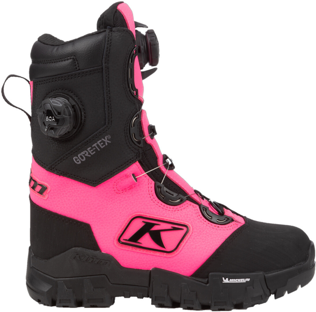 Klim Adrenaline Pro S GTX BOA Cizme pentru snowmobile Negru/roz 4 Figura 9