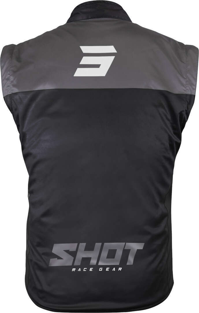 Shot Bodywarmer Lite Motocross Vest Sort/hvid M Figur 2
