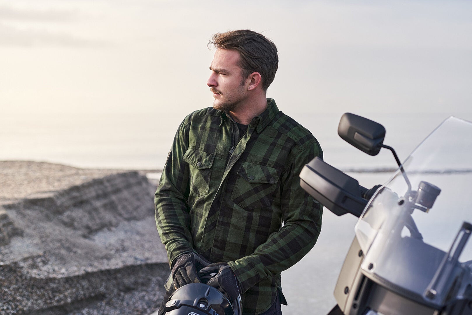 SHIMA Renegade 2.0 Motorrad Hemd grün XXL Abbildung 5