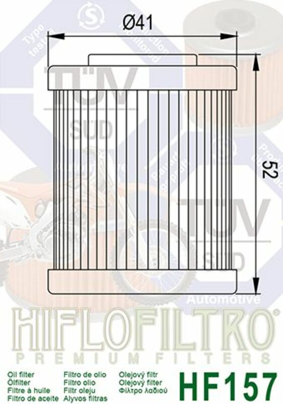 Hiflofiltro Oljefilter - HF157 Figur 4
