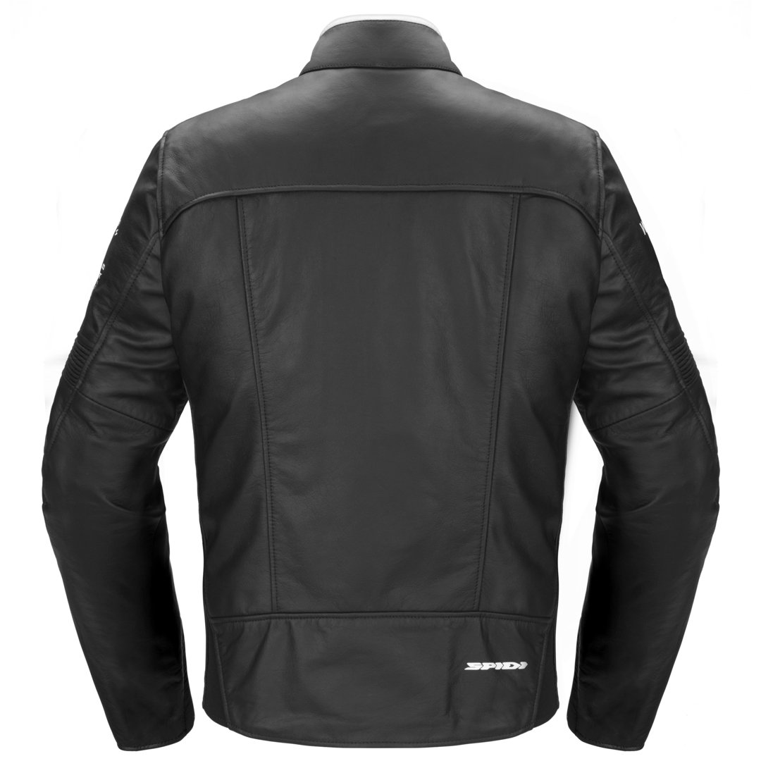 Spidi Genesis Motorcycle Leather Jacket black/white 62 Figure 6