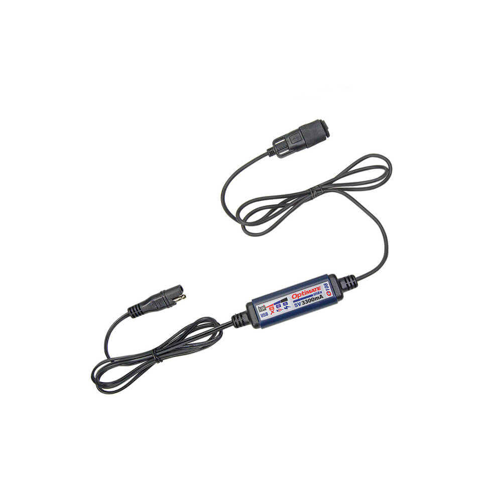 OPTIMATE USB 3,3A Ladekabel mit SAE Stecker/USB Buchse Figura 1