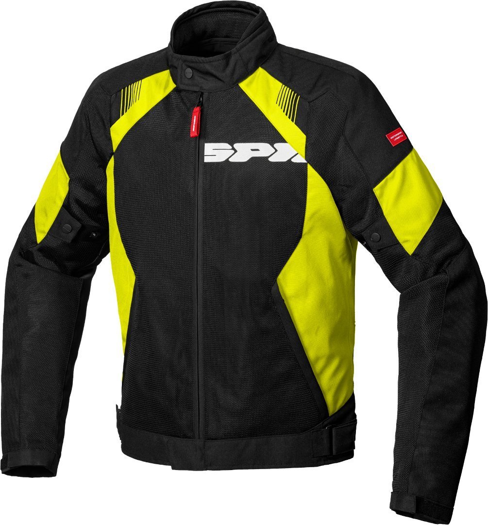 Spidi Flash Evo Net WindOut Motorcykel Textil Jacka svart/gul 3XL Figur 1