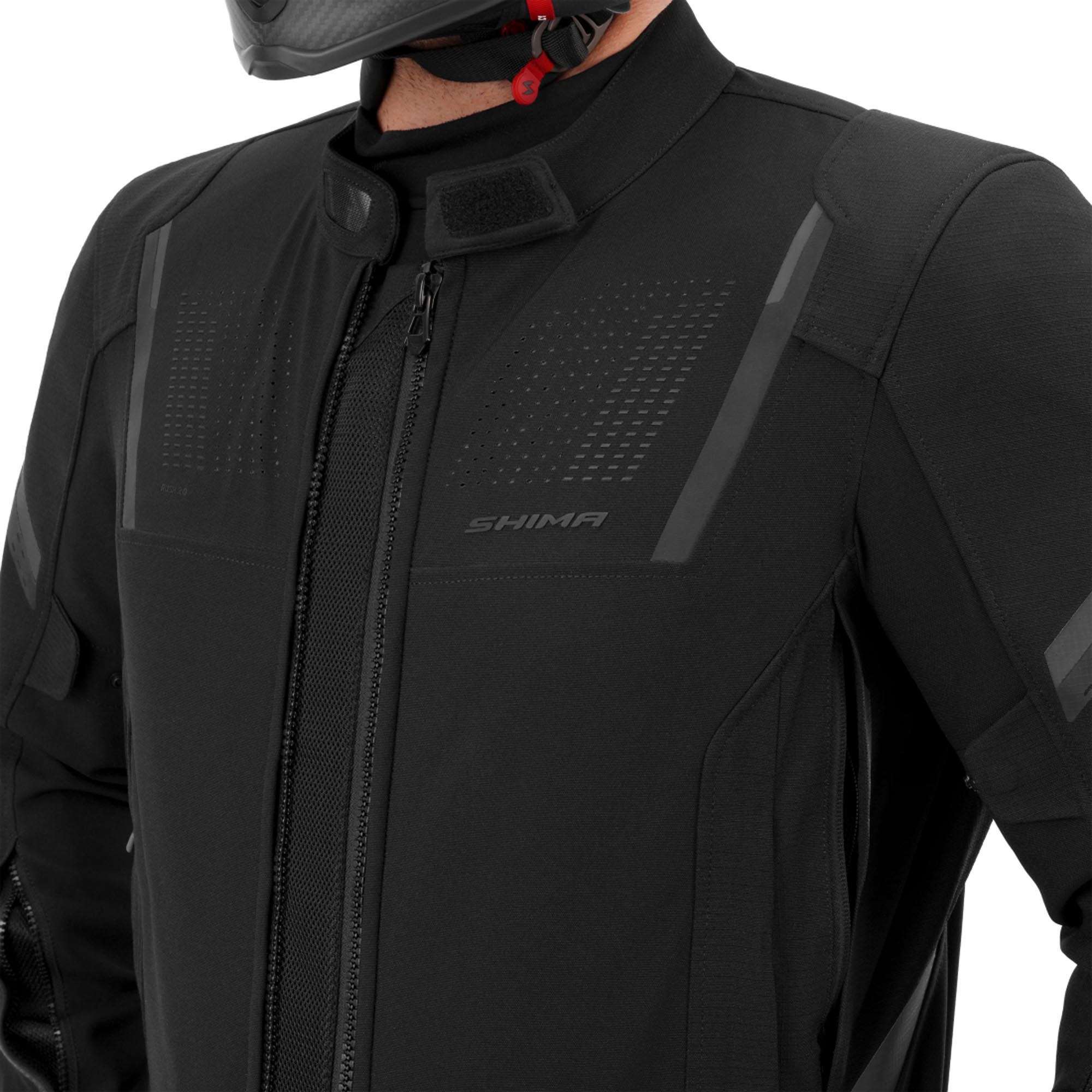 SHIMA Rush 3.0 Motorcykeltextiljacka svart M Figur 15