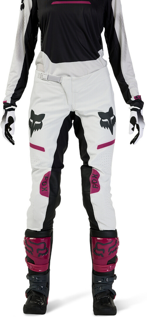 FOX Flexair Optical Motocross Bukser til damer lysegrå/sort 8 Figur 3