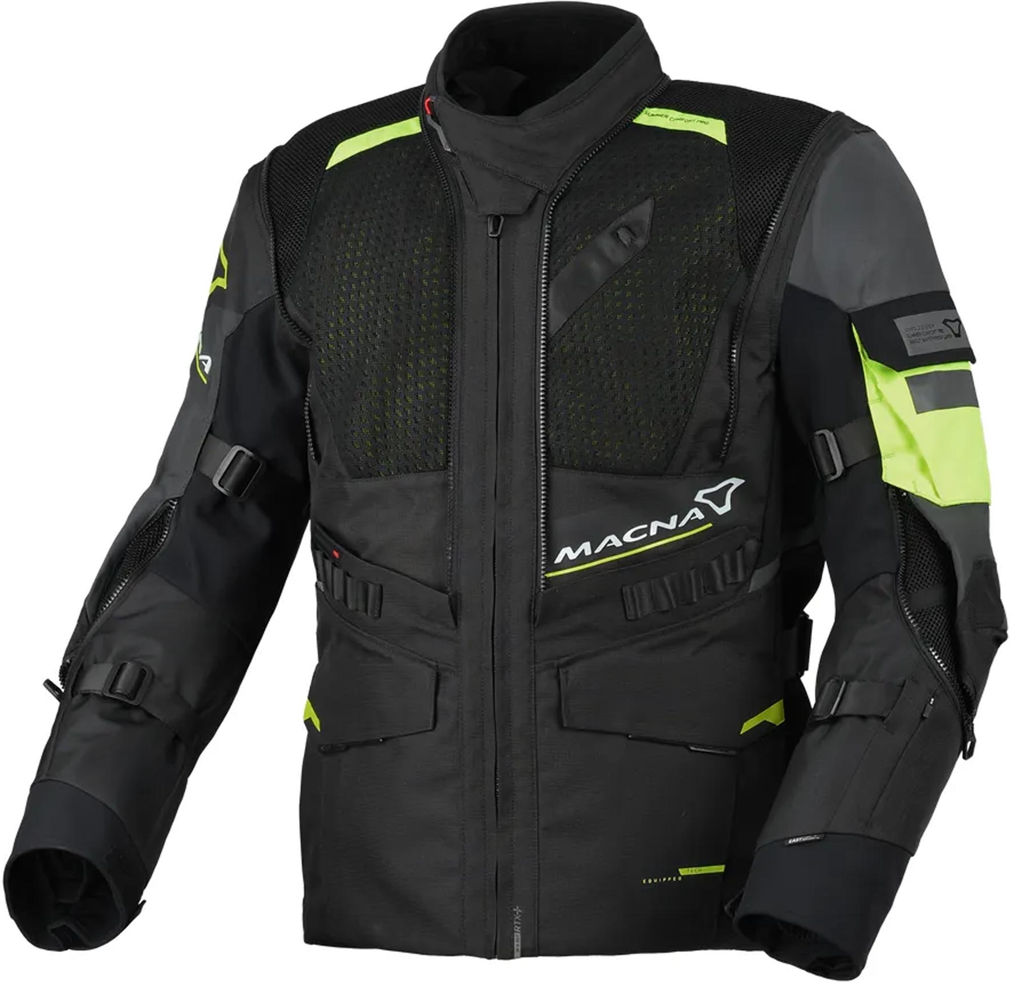 Macna Flexodus NightEye Veste textile moto imperméable XL Figure 5