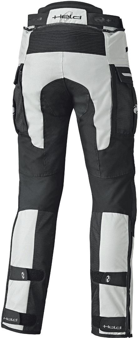 Held Matata II waterproof Motorcycle Textile Pants grey/black M Figure 2