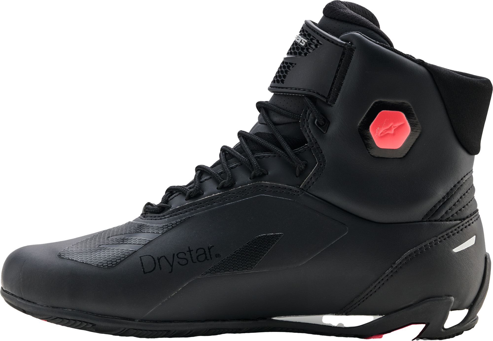 Alpinestars Stella Faster 4 Drystar vattentät damer motorcykel skor svart/grå/rosa 10 (42,5) Figur 7