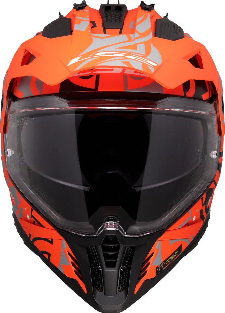 LS2 MX702 Pioneer II Rangi Cască de motocross Orange matt M (57/58) Figura 8