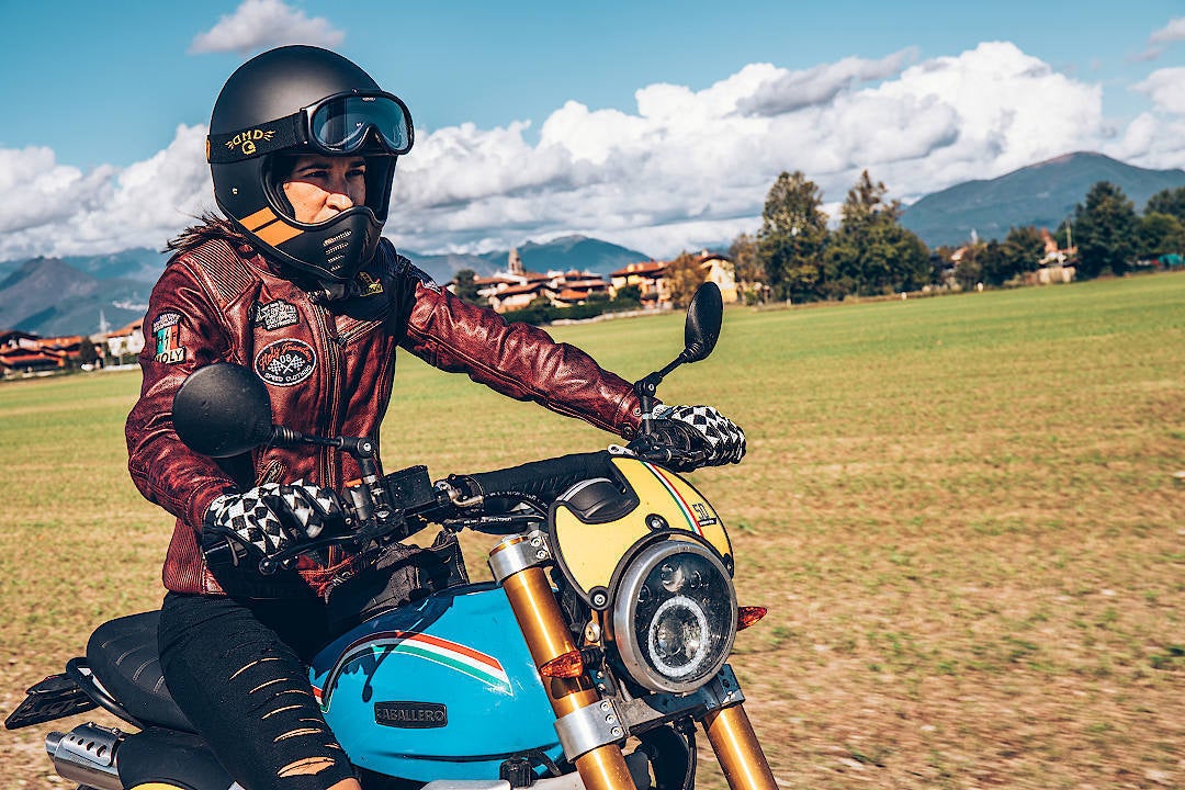 HolyFreedom Zero Dames Motorfiets Lederen Jas Bordeauxrood S Figuur 14