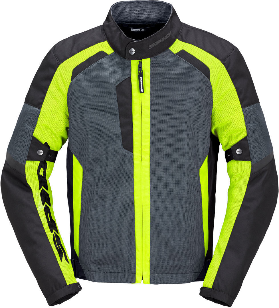 Spidi Tek Net Motorcycle Jacket black/grey/yellow L Figure 1