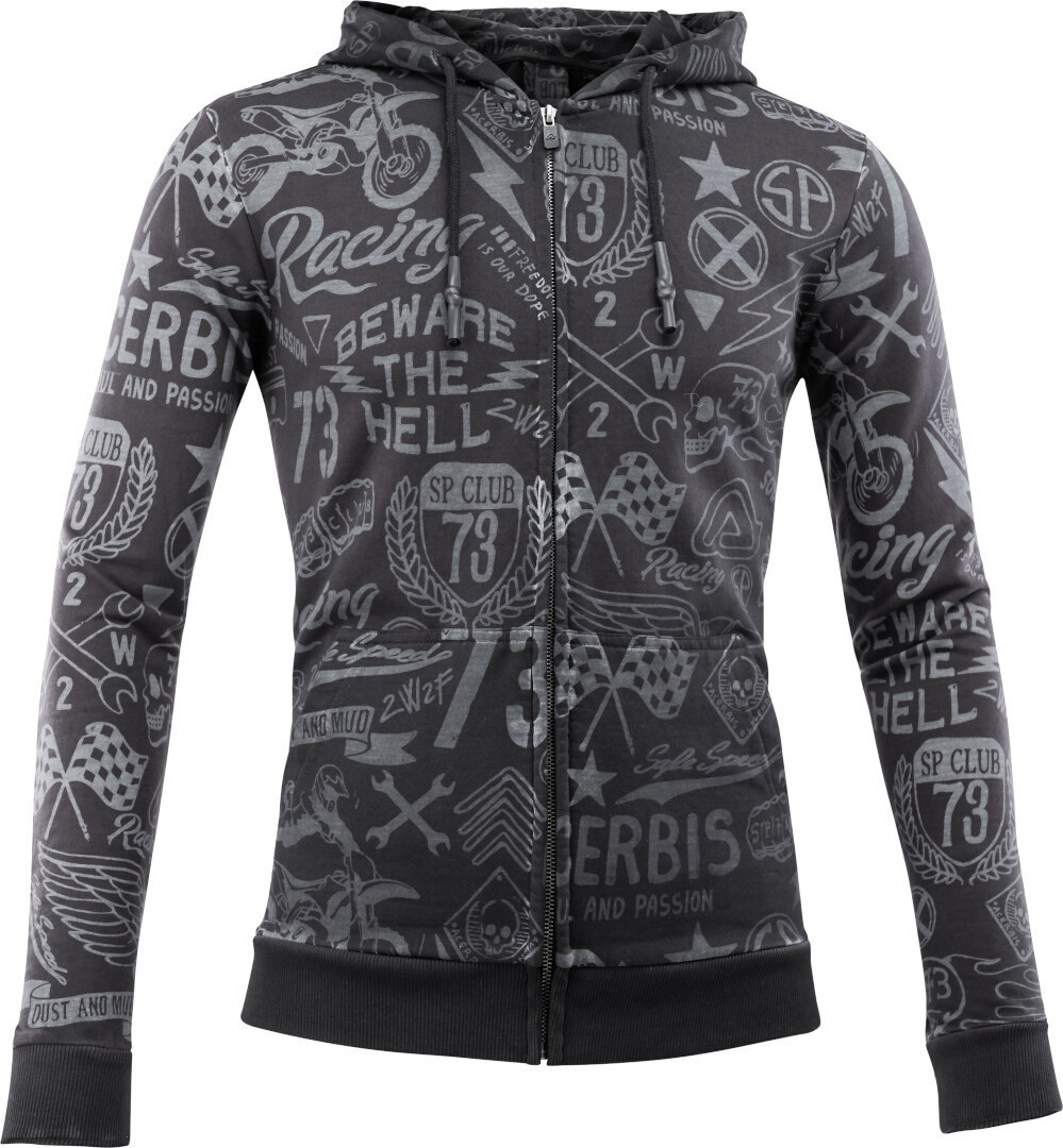 Acerbis Street SP Club Hoodie mörkgrå L Figur 1