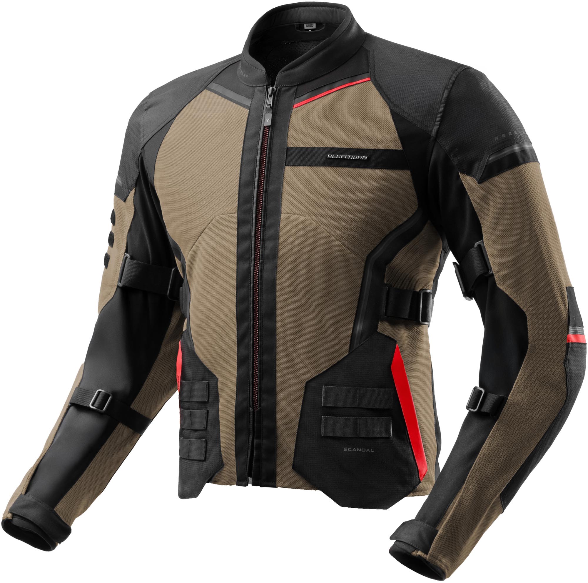 Rebelhorn Scandal 3 Motorcycle Textile Jacket black/sand M Figure 1