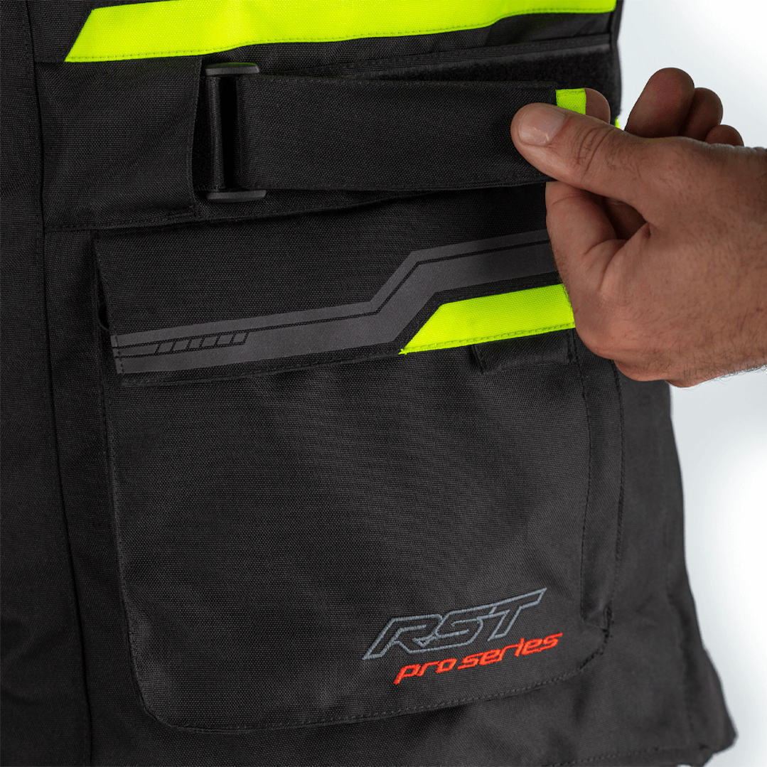 RST Pro Series Paragon 6 Airbag Motorcycle Textile Jacket black/yellow M Figure 4