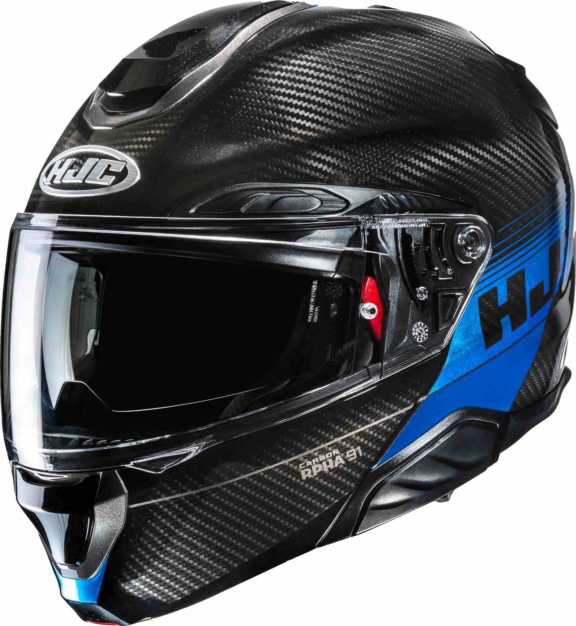 HJC RPHA 91 Carbon Elig Hełm czarno/niebieskie XXL (62/63) Rysunek 1