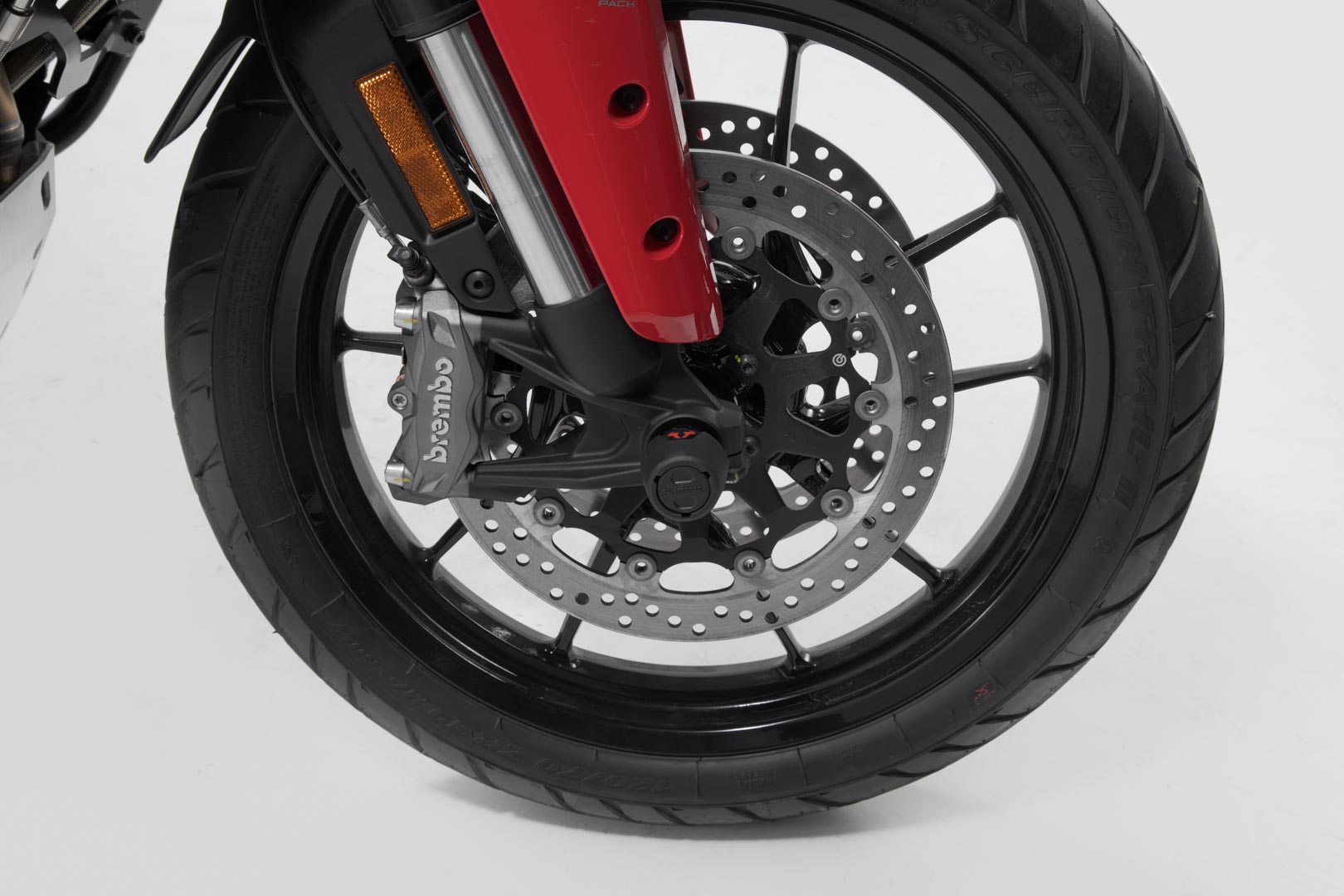 Set SW-Motech Slider pentru puntea față - Negru. Ducati Multistrada V4 / Hypermotard 950. Figura 2