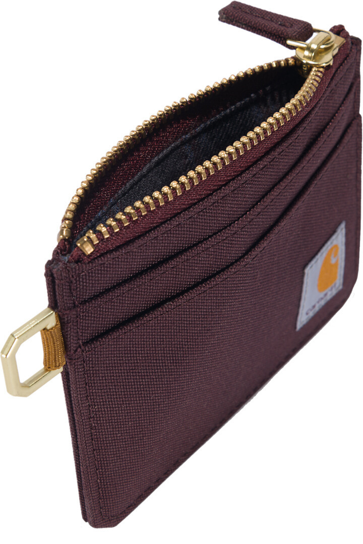 Carhartt Nylon Duck Zipped Portofel pentru doamne Roșu închis Figura 3