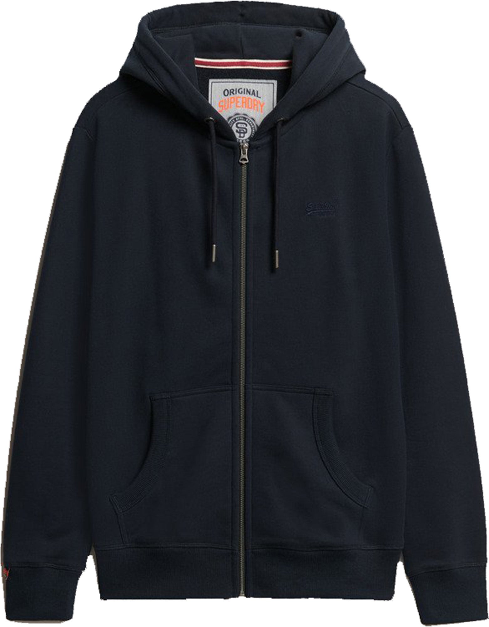 Superdry & Co Essential Logo Felpa con zip Blu navy 3XL Figura 1
