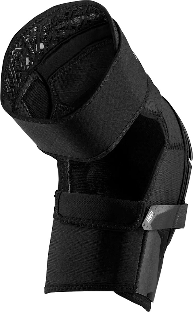 100% Fortis Protecții pentru genunchi de bicicletă negru L/XL Figura 2