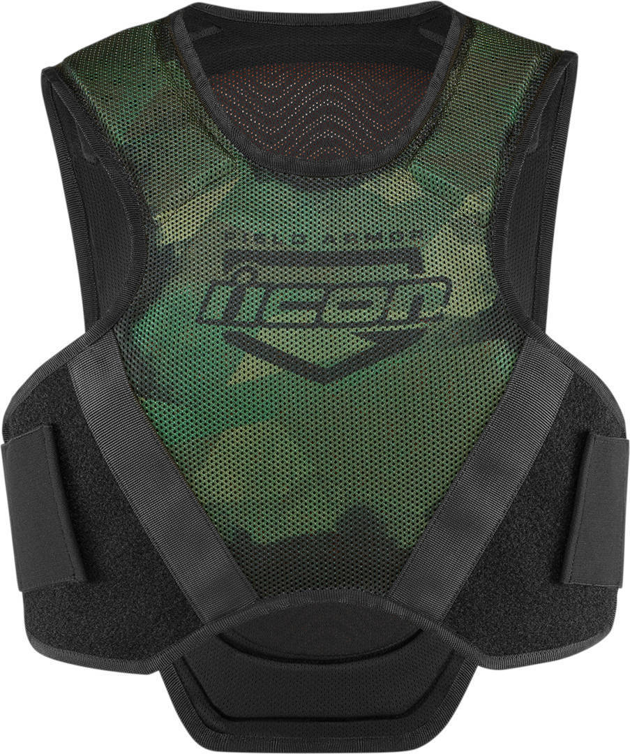Icon Field Armor Softcore Protektorenweste schwarz/grün 3XL/4XL Abbildung 1