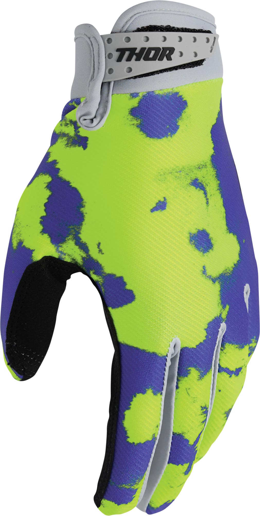 Thor Launchmode Bleach Gants de motocross gris 2XL Figure 4