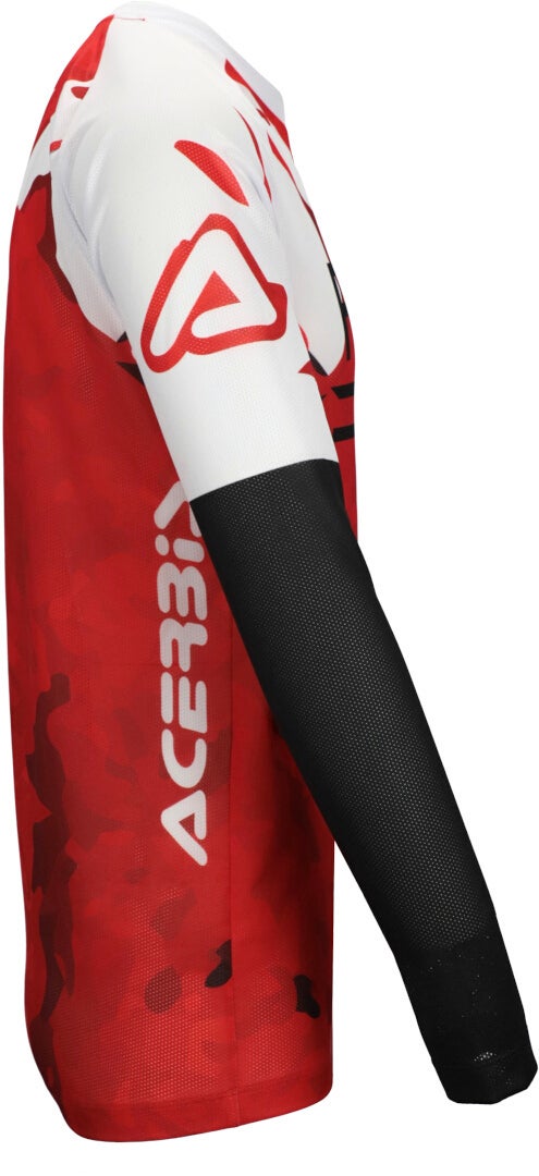 Acerbis J-Windy Vented Watermark Motorcross Jersey rood/wit XL Figuur 7