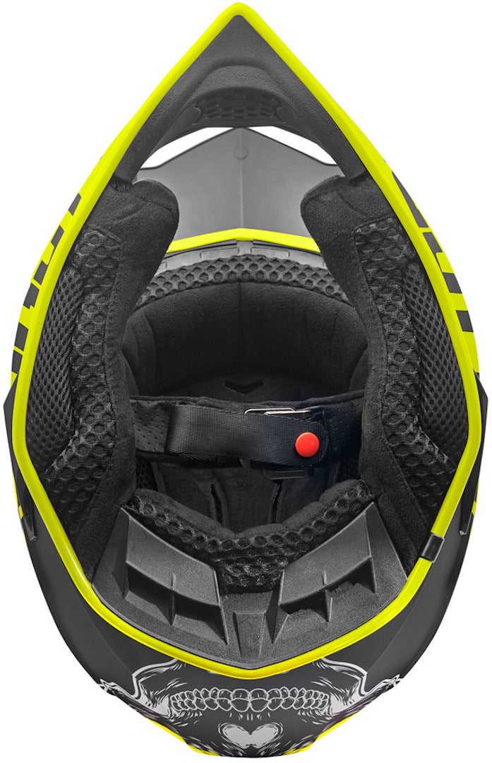 Bogotto V321 Soulcatcher Motocross hjelm gul/sort S Figur 3