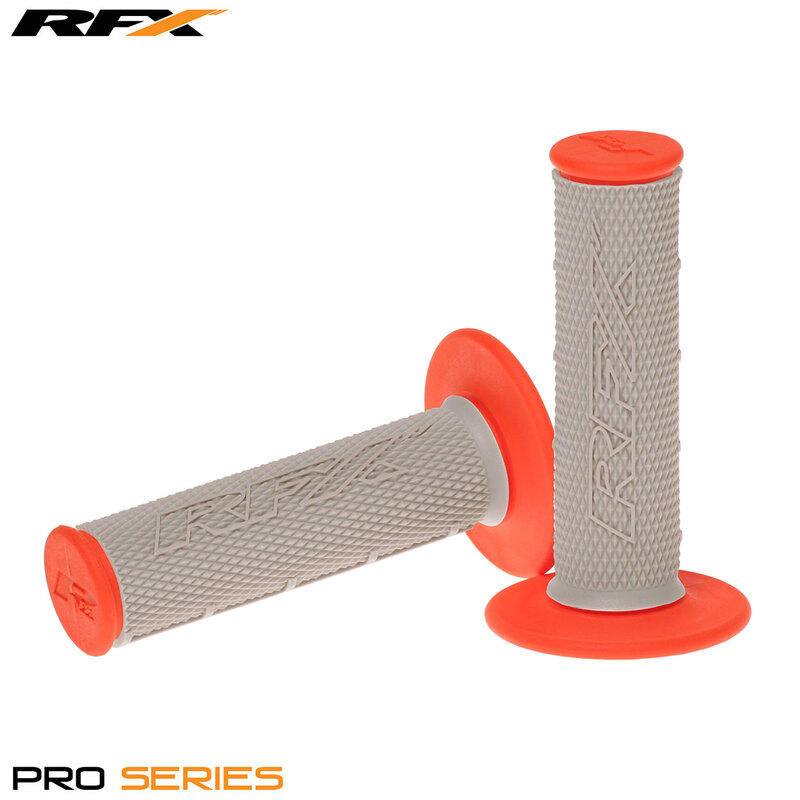 RFX Par de asas de dos componentes Parte central de la serie Pro negra (gris/naranja)