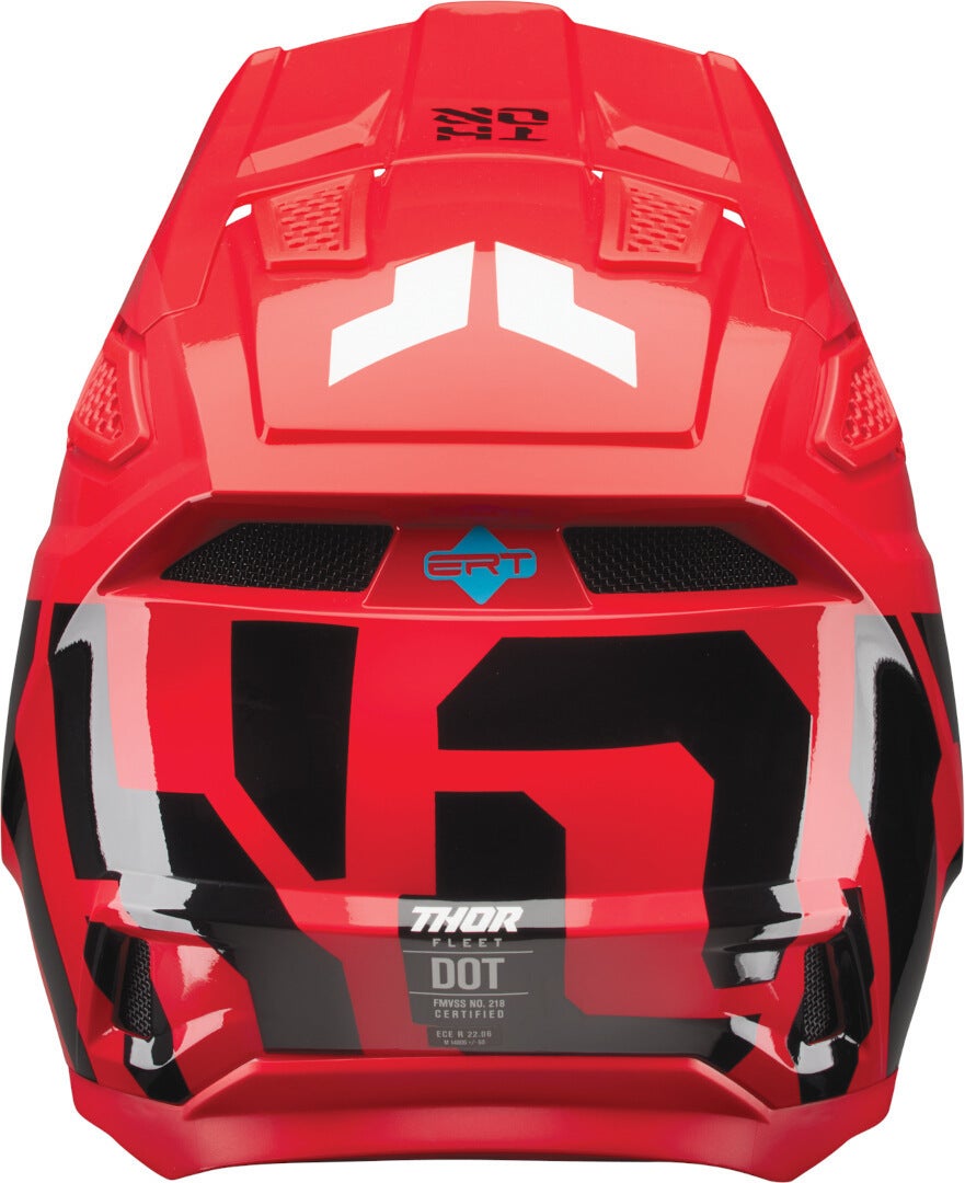 Side view of Thor Fleet Forge Motocross Helmet