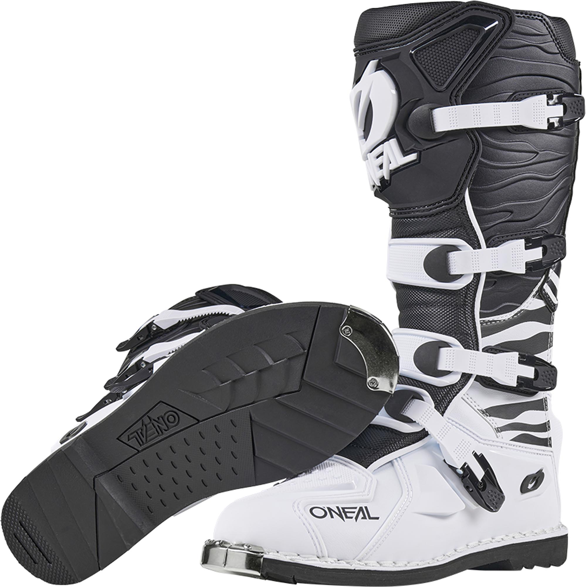 Oneal 3SRS EC Zebra Bottes de motocross Noir/Blanc 46 Figure 5