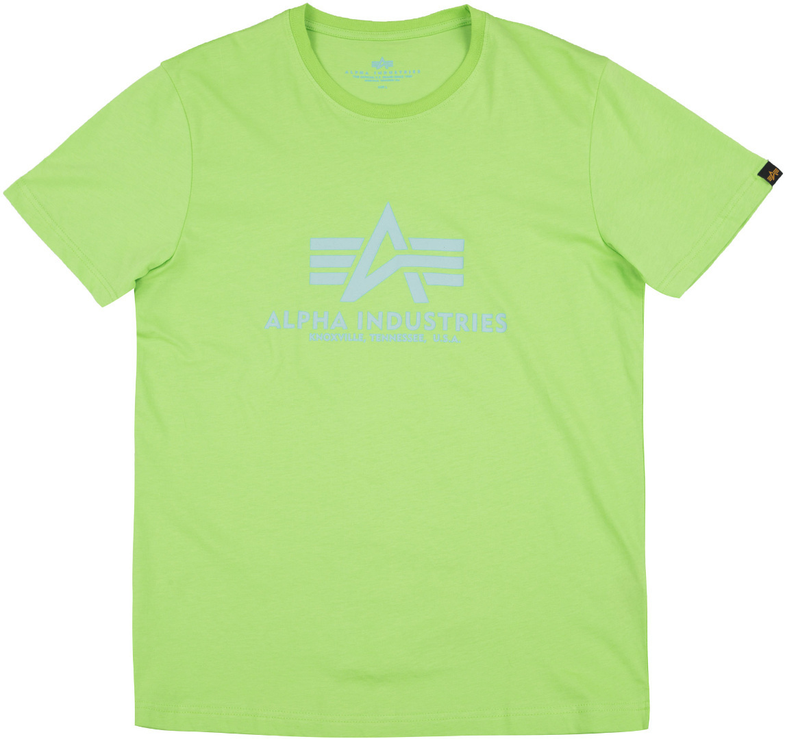 Alpha Industries Basic T-Shirt neon-gelb S Abbildung 1