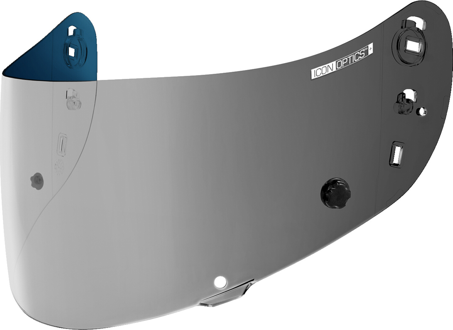 Icon Optics Tracshield 22.06 Vizor Argint de iridiu Figura 1