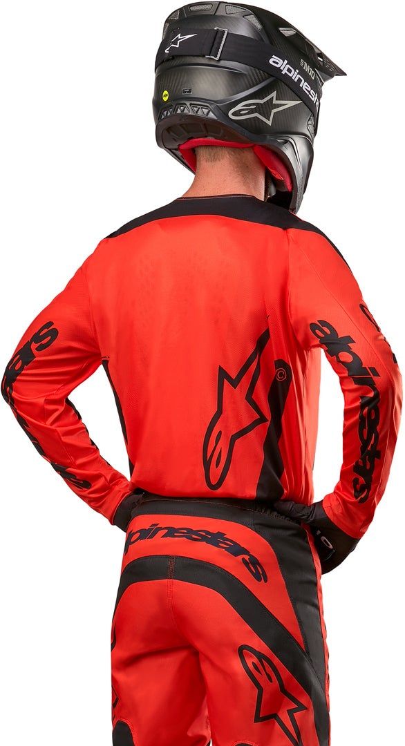 Alpinestars Fluid Lurv Motocross trøje orange/sort M Figur 3