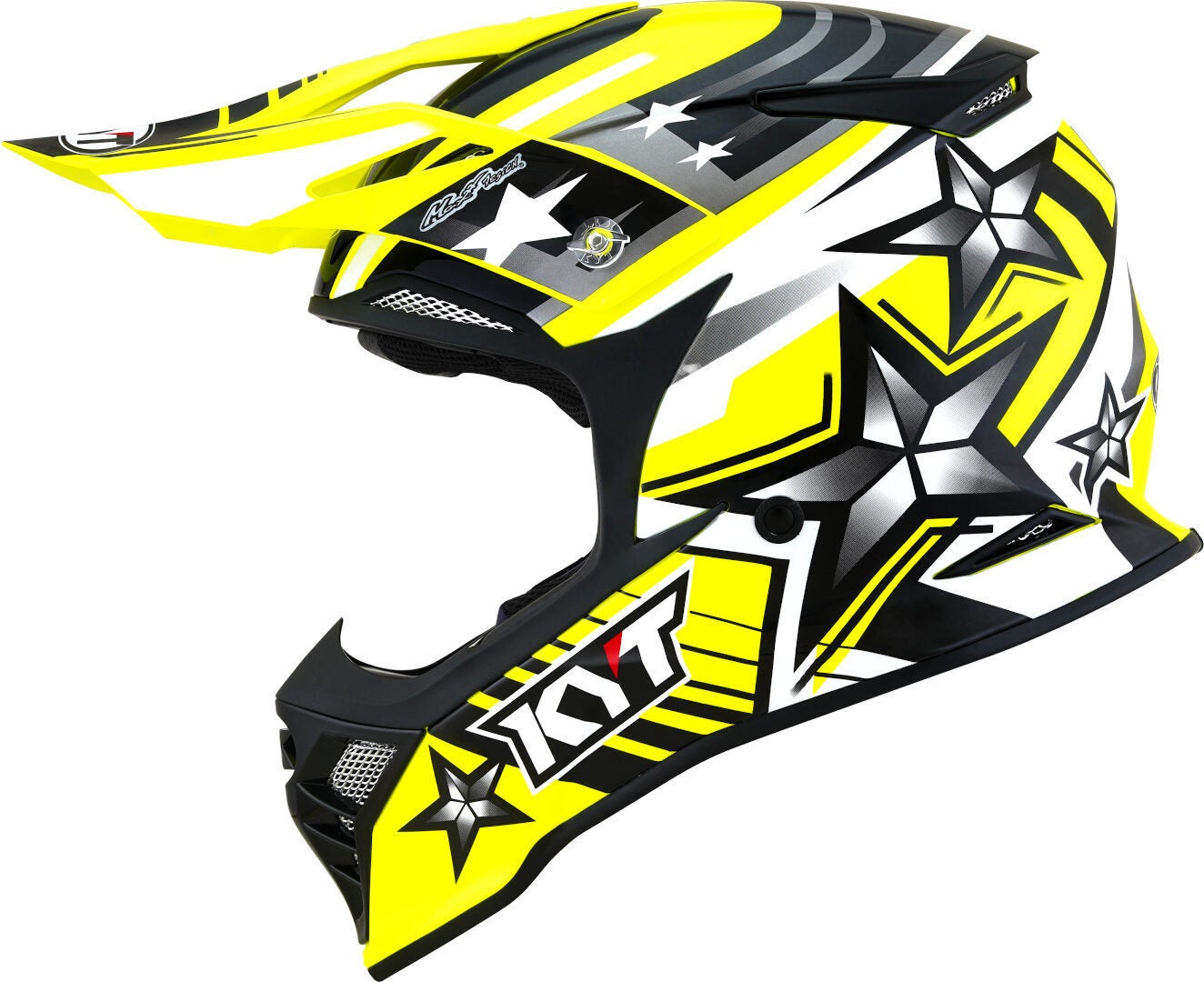 KYT Skyhawk Ardor Casco motocross giallo XL (61/62) Figura 5