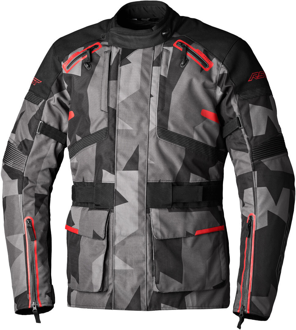 RST Endurance Veste textile de moto Gris/Noir/Rouge L Figure 1