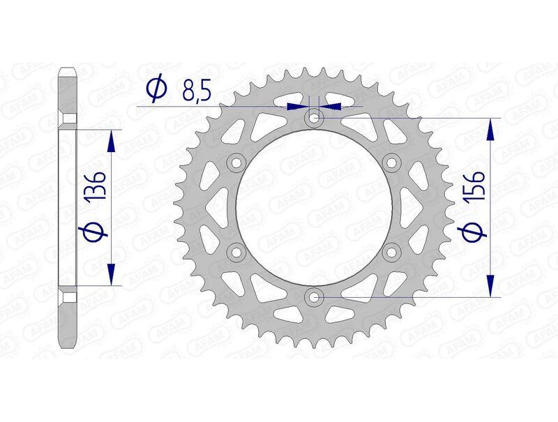AFAM Couronne aluminium 15206 - 520 Figure 2