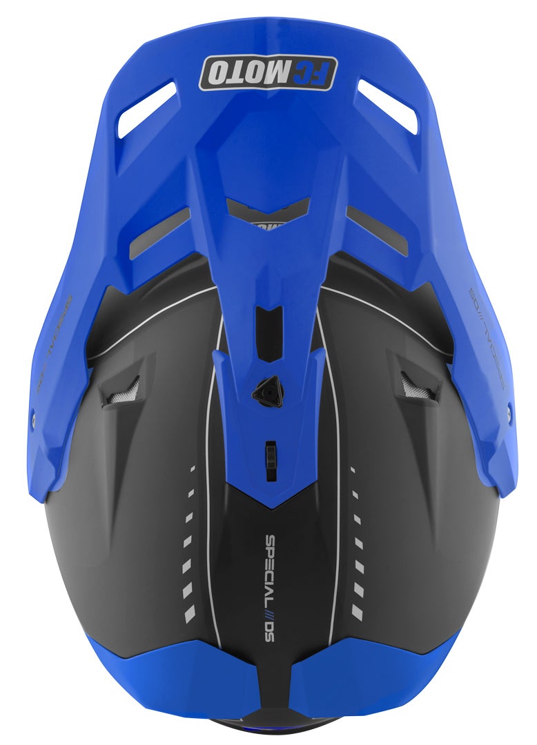 FC-Moto Merkur Pro Air Casco Enduro nero/blu XL Figura 4