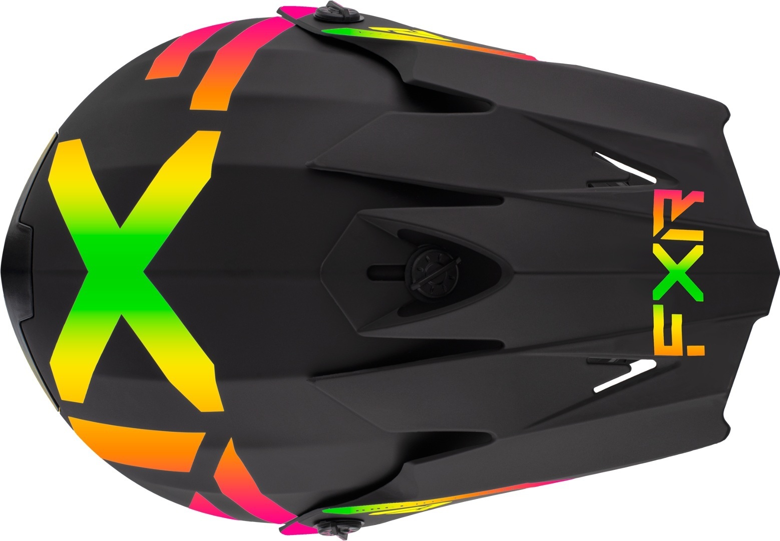 FXR Legion MX Gear Cască de motocross pentru tineret Negru/Portocaliu/Alb Y/L (52/53) Figura 6