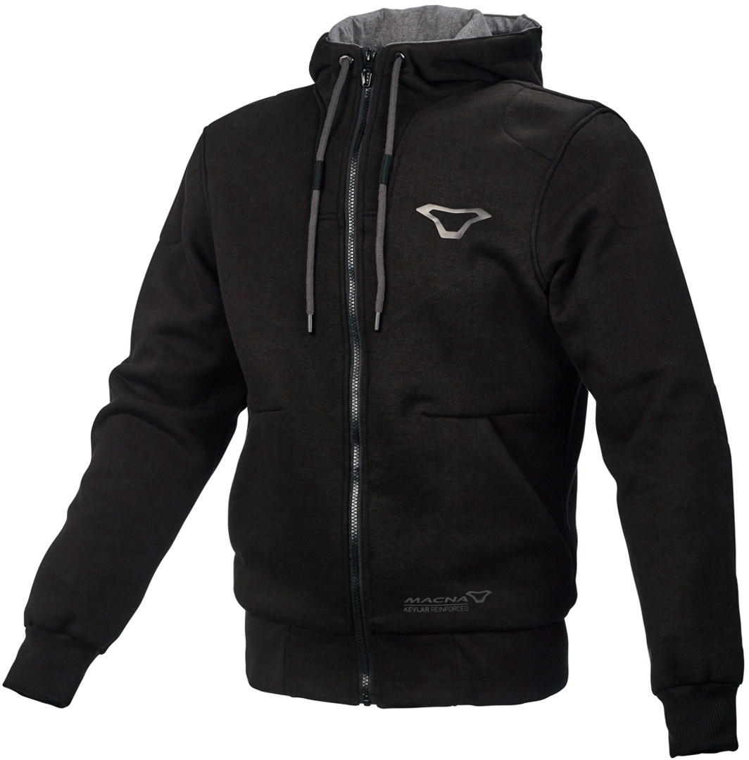 Macna Nuclone Motorrad Zip Hoodie schwarz M Abbildung 1