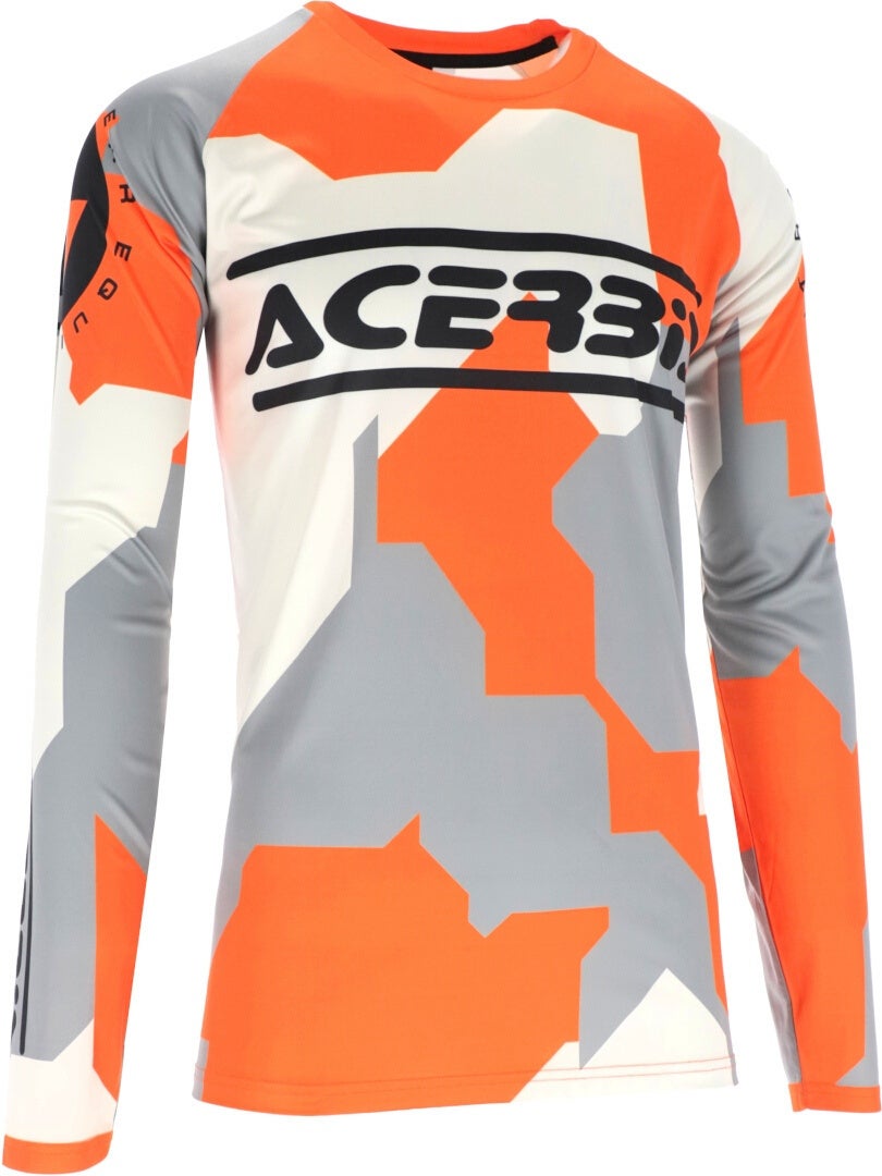 Acerbis MX Linear Sumbawa Motocross Jersey orange/grau M Abbildung 1